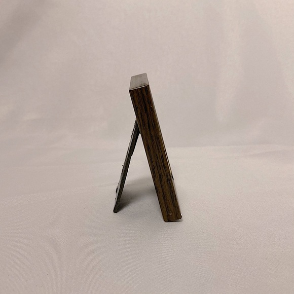 💫 Vintage Wooden And Gold Mini 2” x 3” Picture Frame Easel Back - Picture 3 of 7